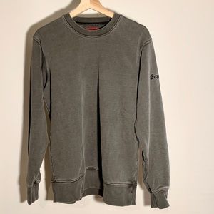 Charcoal Supreme Crewneck Sweatshirt in Medium